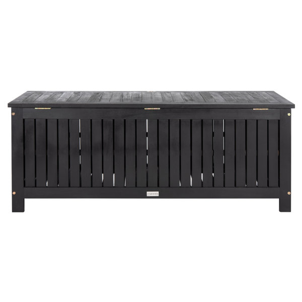 Safavieh Abri 47.6'' W Water Resistant Solid Wood Eucalyptus Deck Box